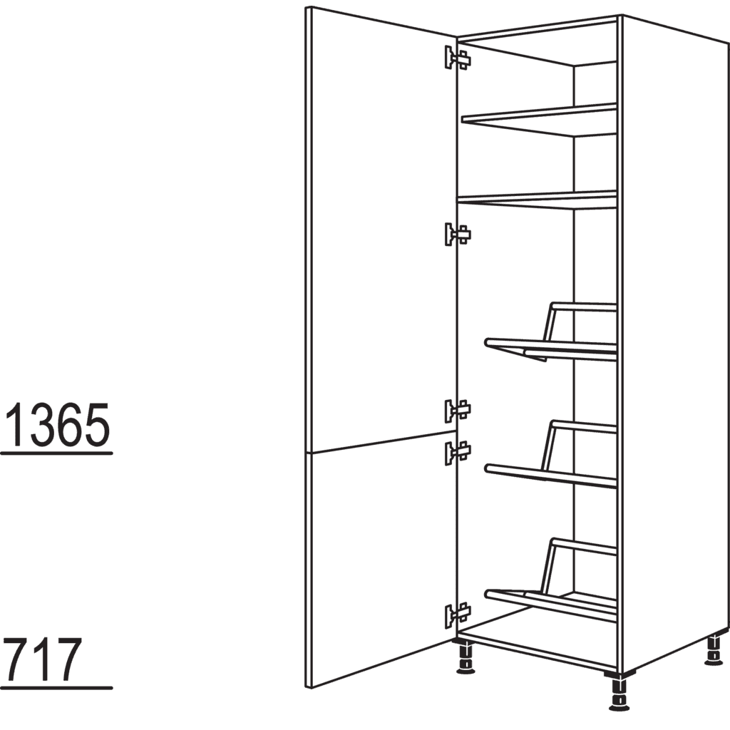 Hochschrank für Getränkekisten