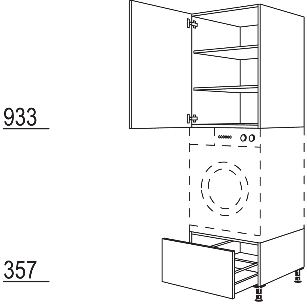Geräte-Umbau Waschmaschine /
Wäschetrockner