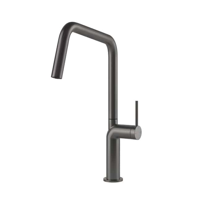 GESSI: High-pressure
single-lever mixer tap STILA,
mixer tap blued steel look