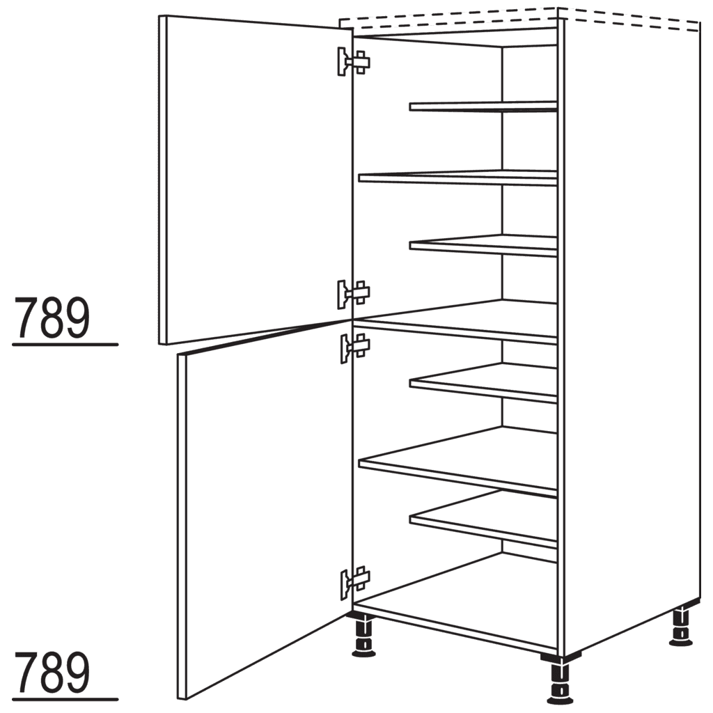XL-Highboard Schuhschrank