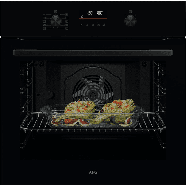 AEG Einbaubackofen NBU5P40SK
mit Pyrolyse, Schwarz