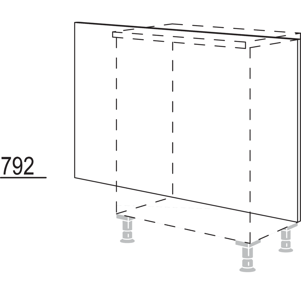 Rückwandverkleidung für
Sideboardplanungen