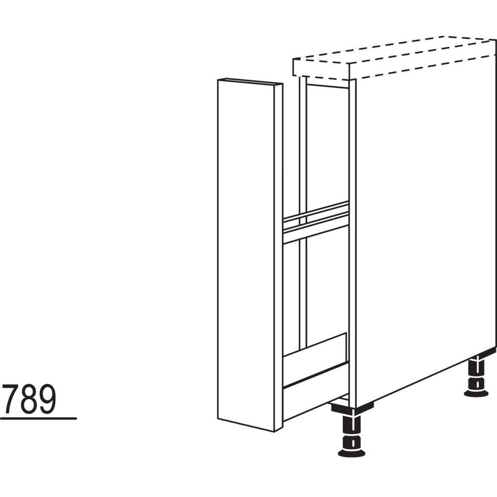 XL-Auszugschrank