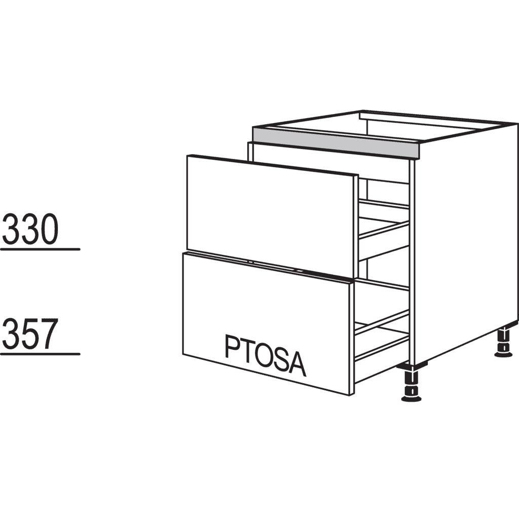 Spülen-Auszugschrank