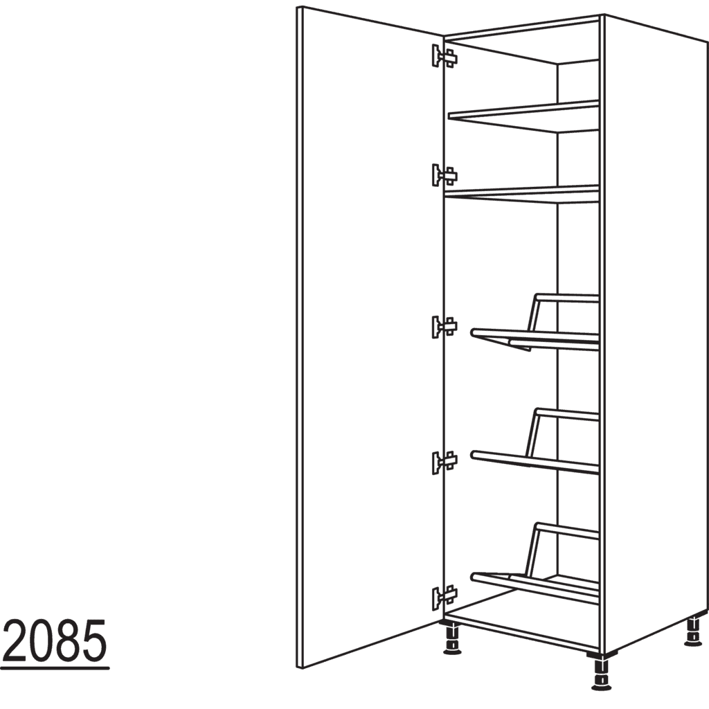 Hochschrank für Getränkekisten