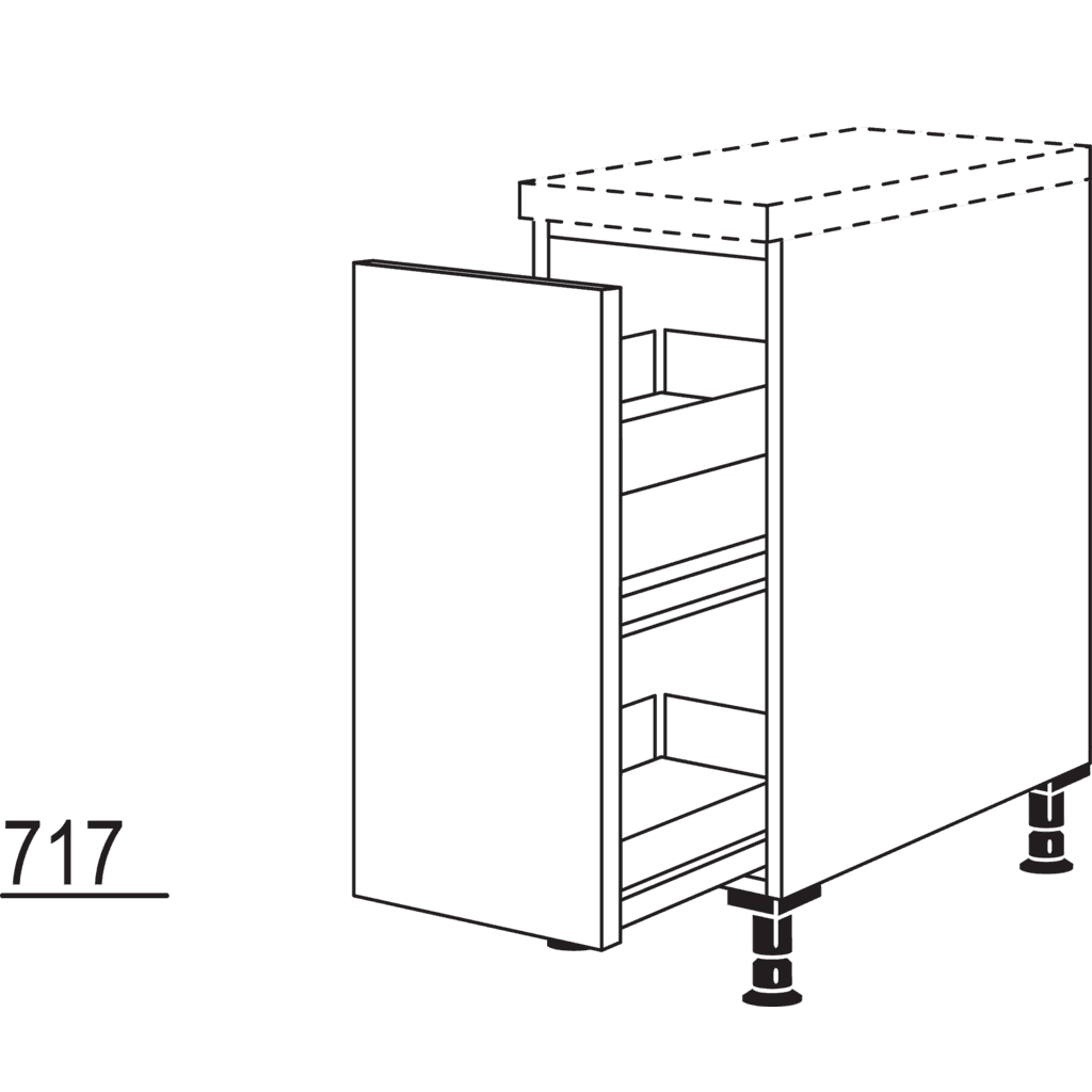 Auszugschrank