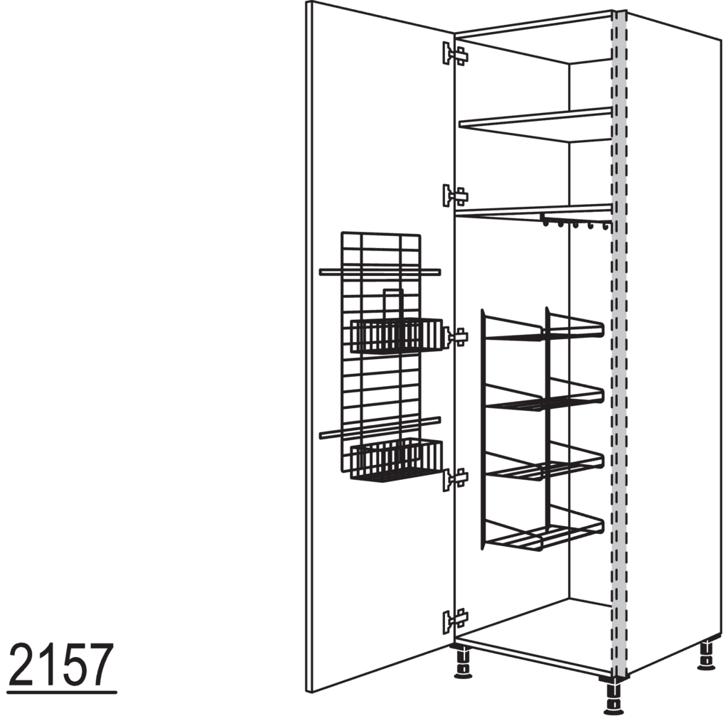 Besen-/ Geräteschrank