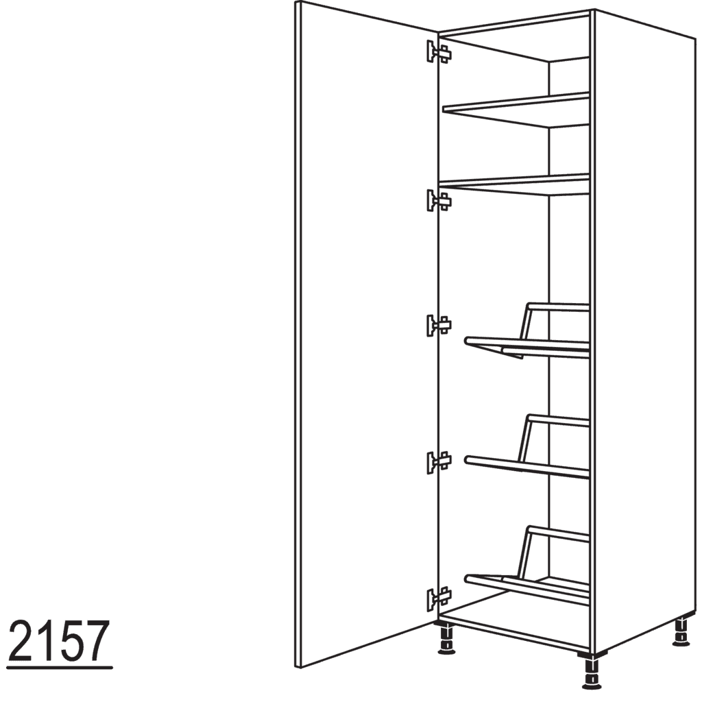 XL-Hochschrank für
Getränkekisten
