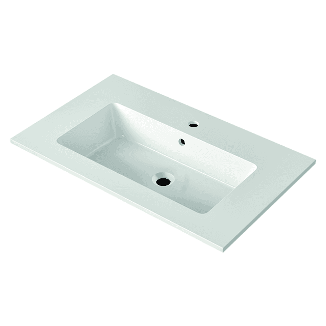 NICOS INTERNATIONAL:
Möbelwaschtisch MAX 810,
Mineral Composite, Weiß