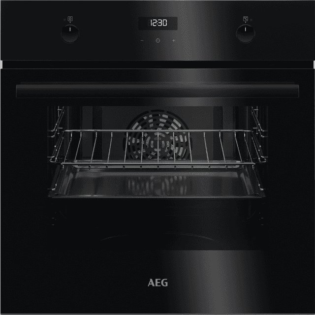 AEG Einbaubackofen BEK43511XB,
Schwarz
