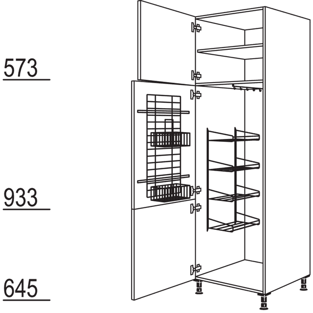 XL broom / utility cabinet