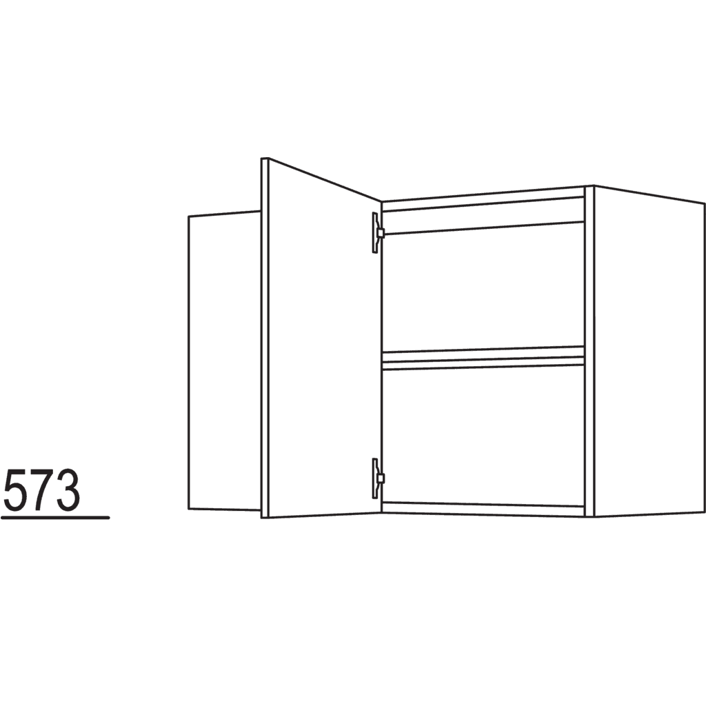 Wand-Eckschrank