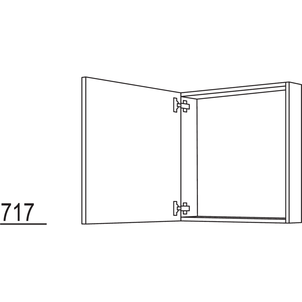 Wandschrank-Rahmenteil