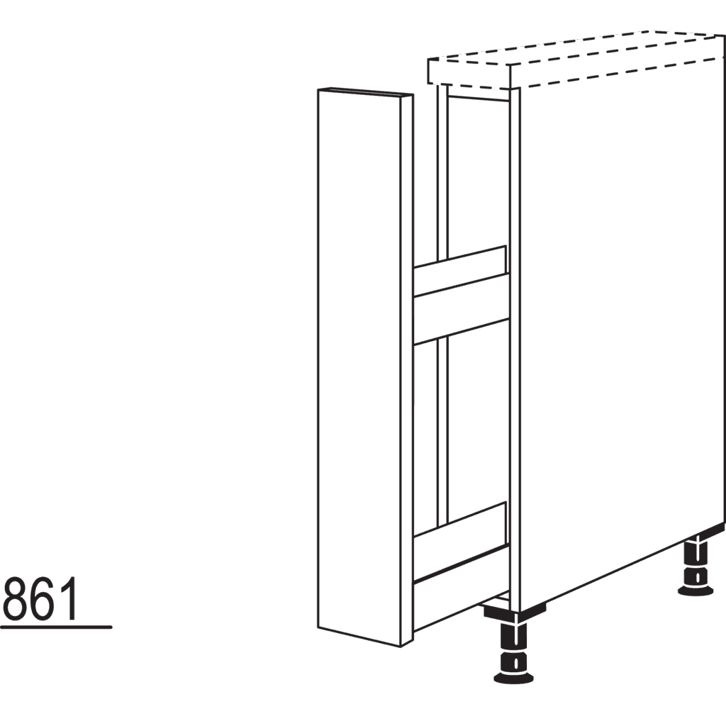 Maxi-Auszugschrank