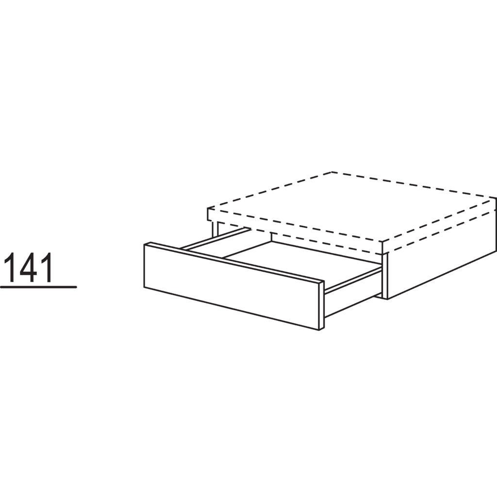 Maxi-Aufsatzschubkasten
