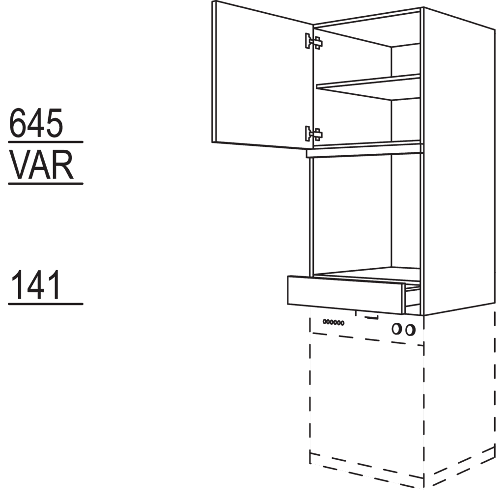 XL-Geräte-Umbau
Backofen / Geschirrspüler