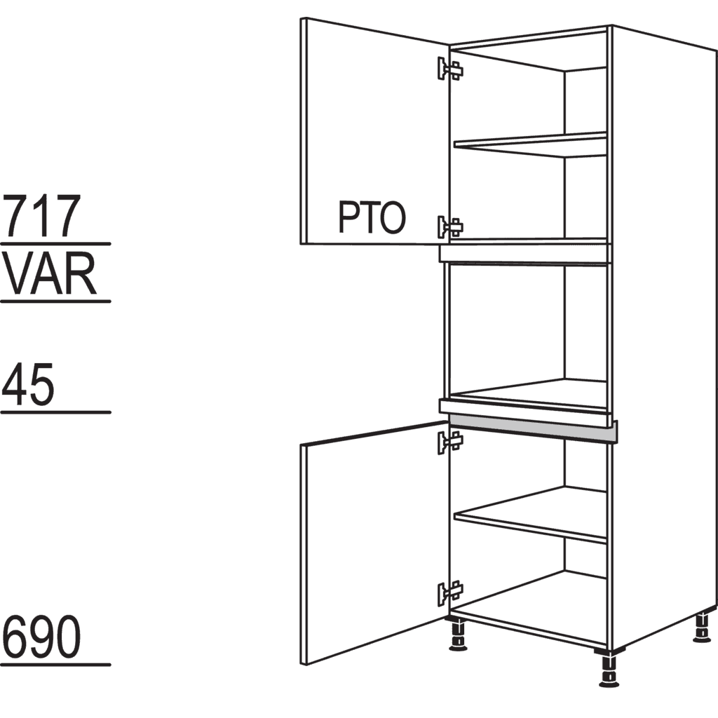 Appliance conversion cabinet for steam cooker /
compact appliance