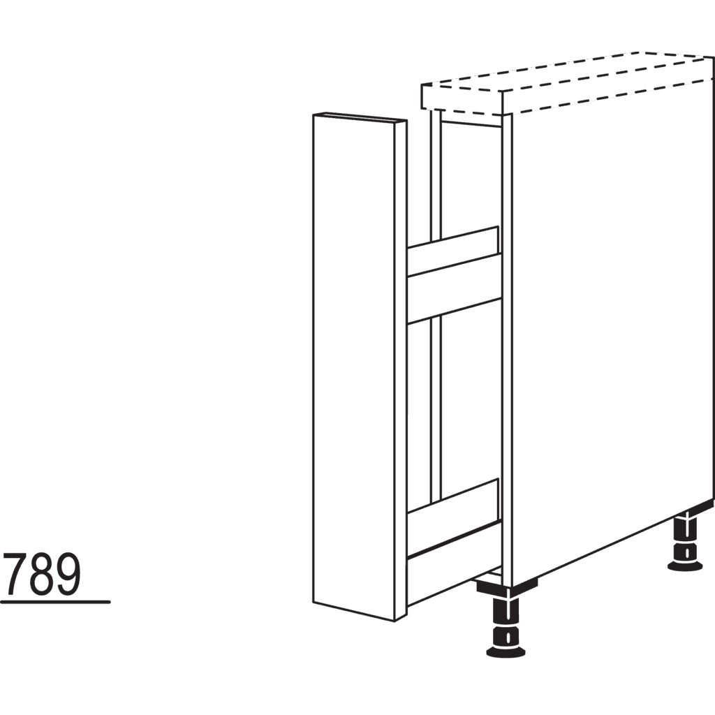 XL-Auszugschrank