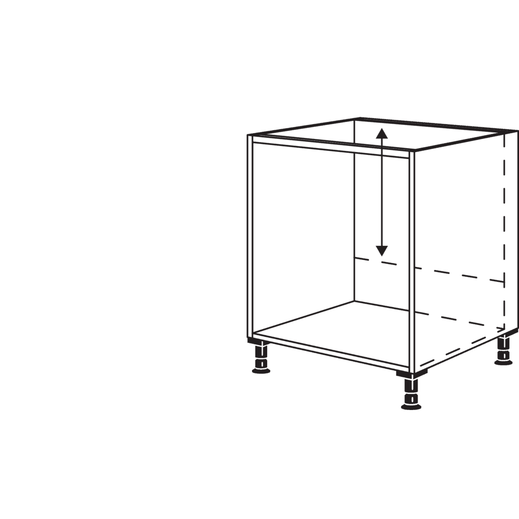 Surcharge for full-height
back panel