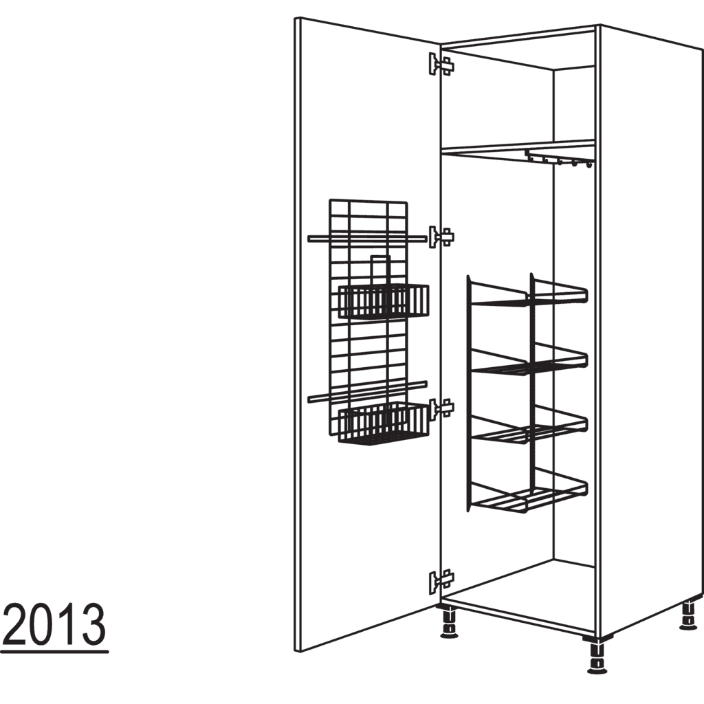 Besen-/ Geräteschrank
