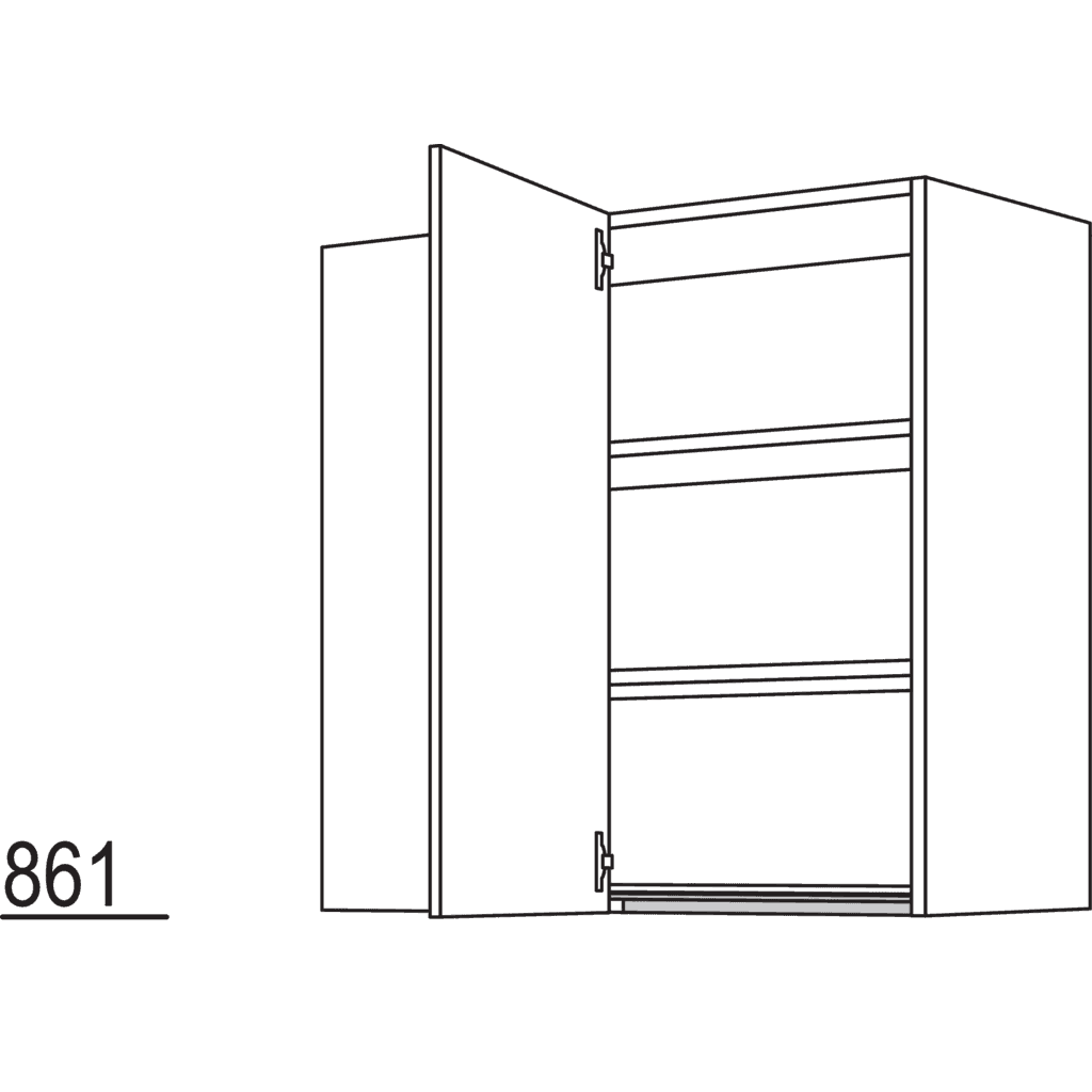 Wand-Eckschrank