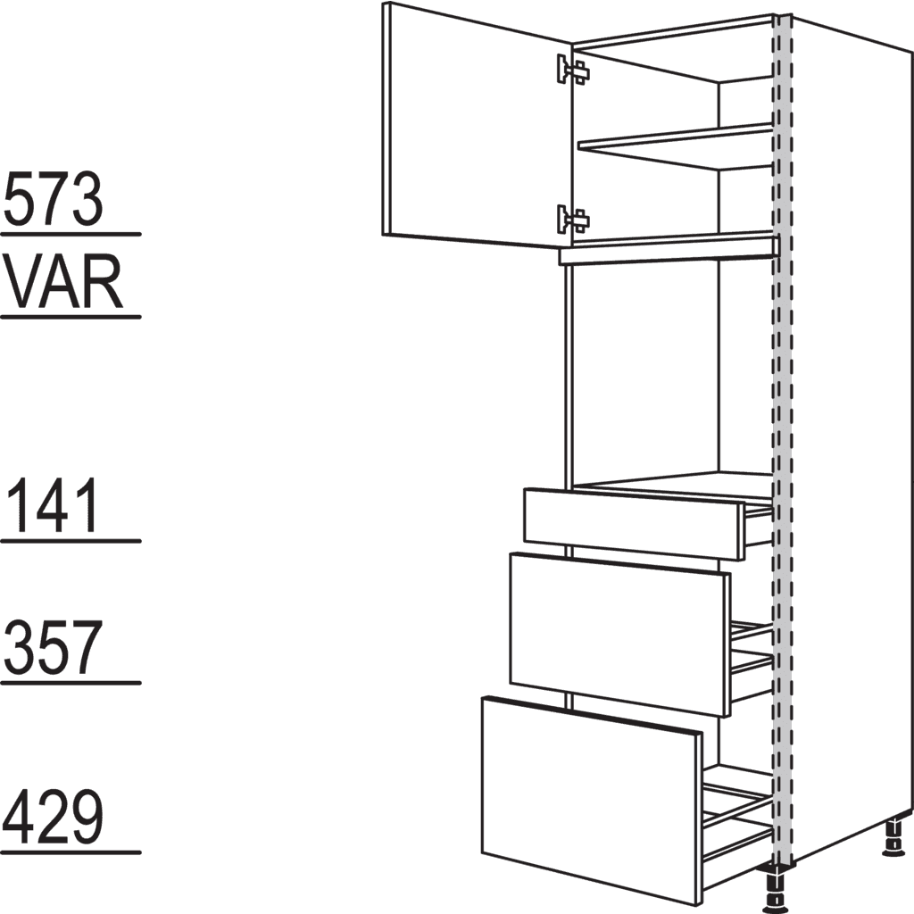 XL-Geräte-Umbau Backofen