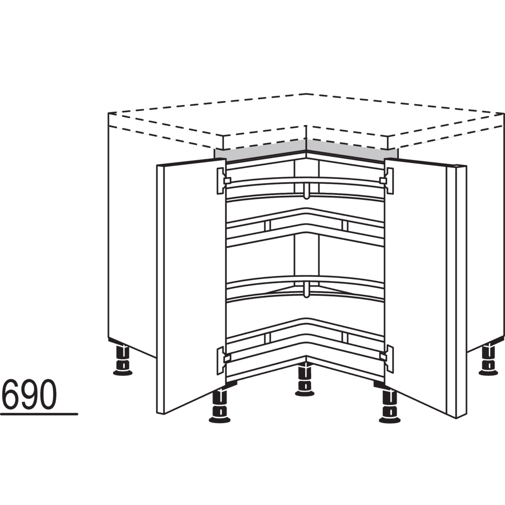 Eckschrank