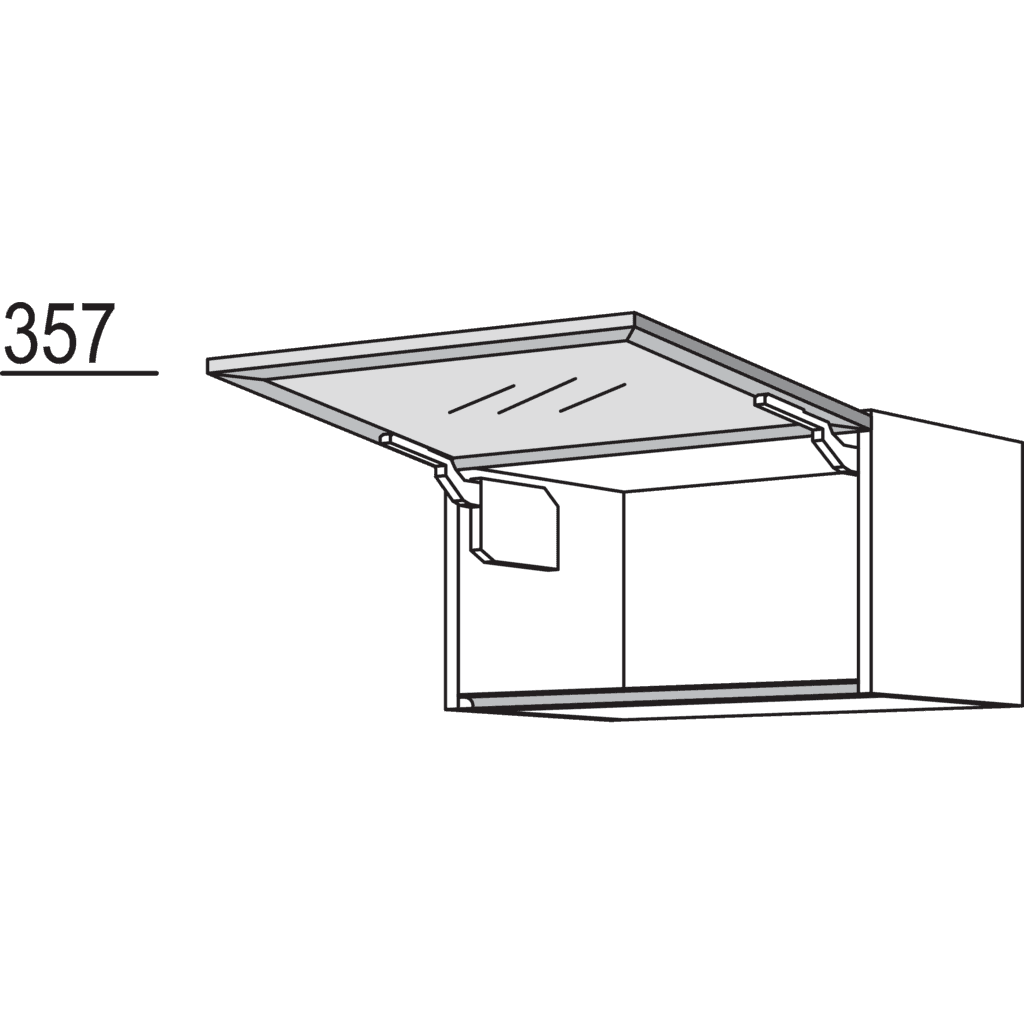 Glas-Wandschrank Square