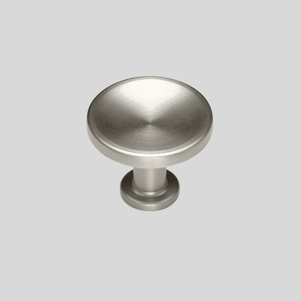 Metallknopf Edelstahlfarbig