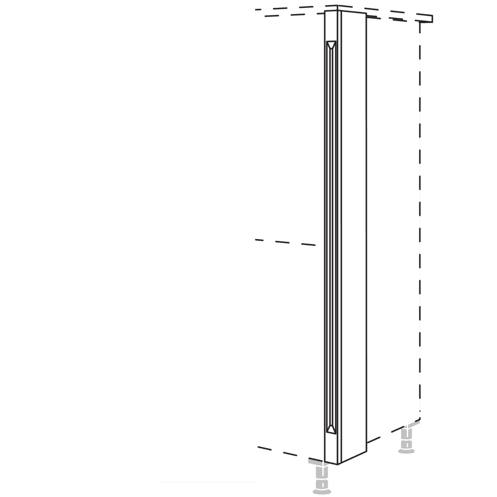XL-Highboard-Pilaster als
Zwischenlösung