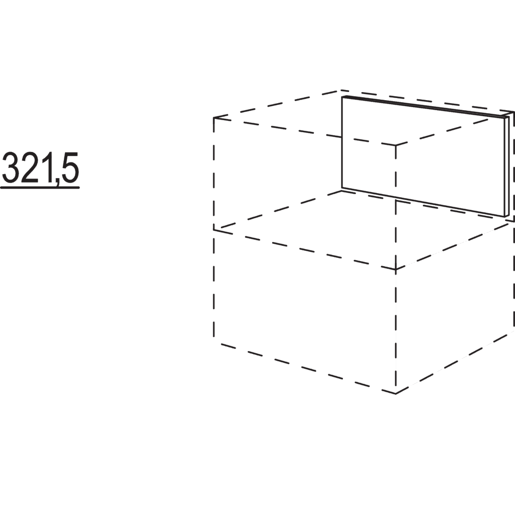 Rückwandverkleidung Smartcube