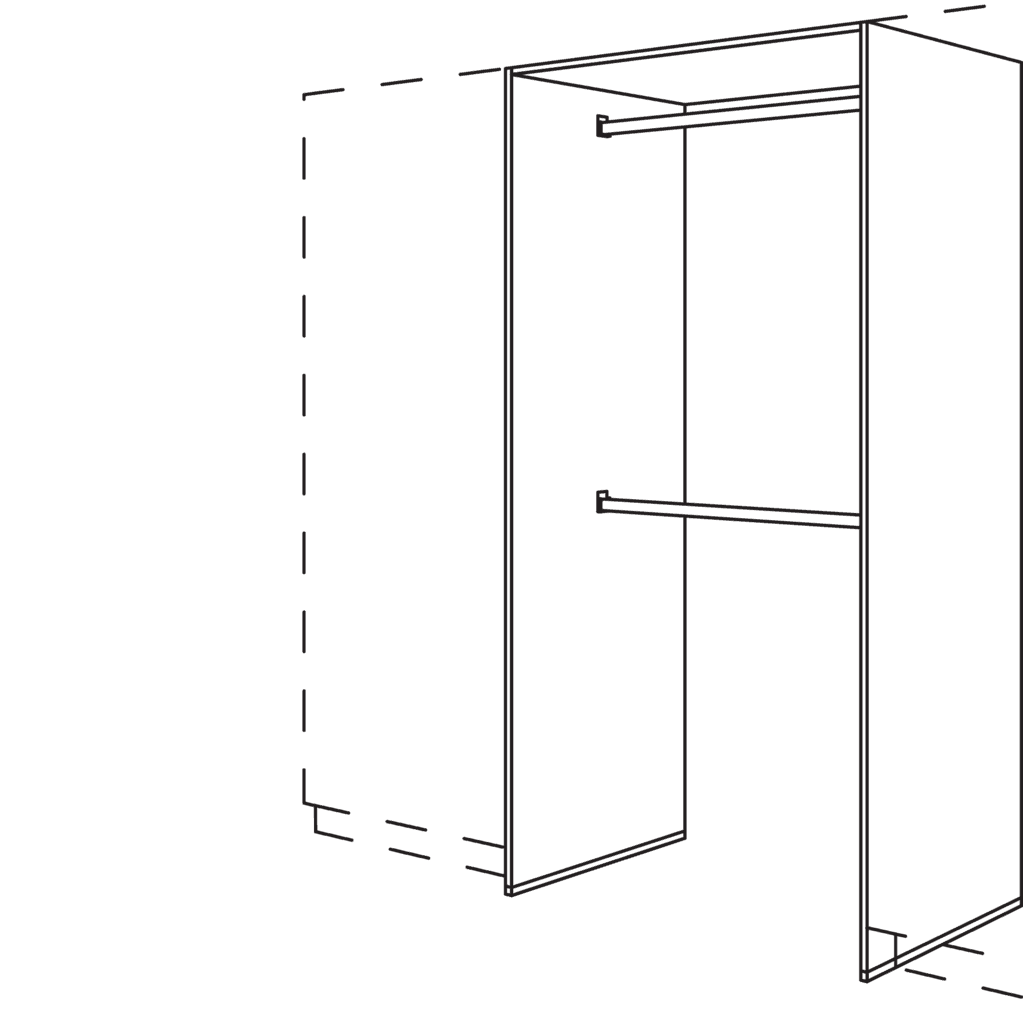 XL-Garderoben-Anbauelement
