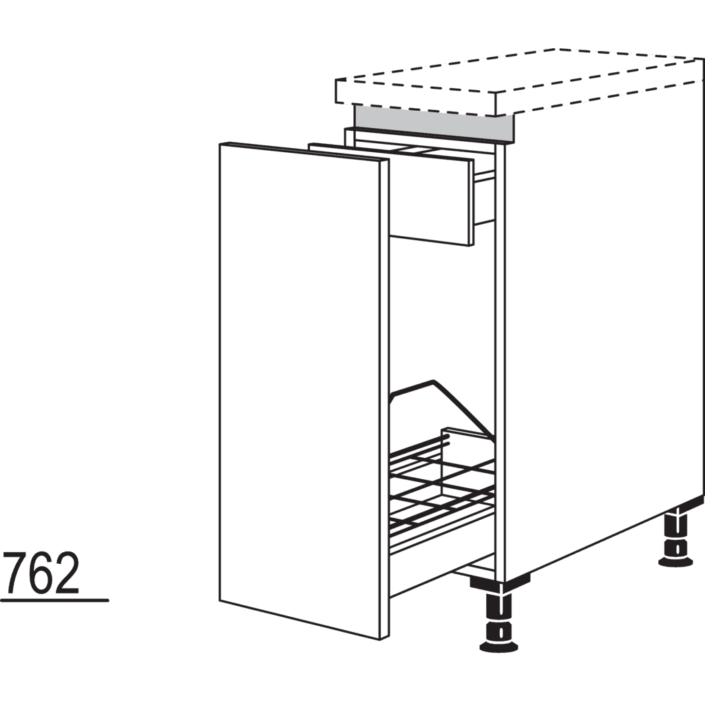 XL-Auszugschrank