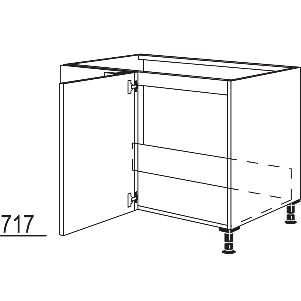 Spülen-Eckschrank