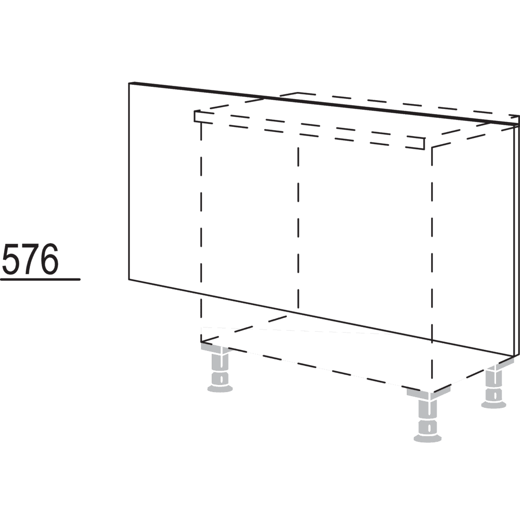 Rückwandverkleidung für
Sideboardplanungen