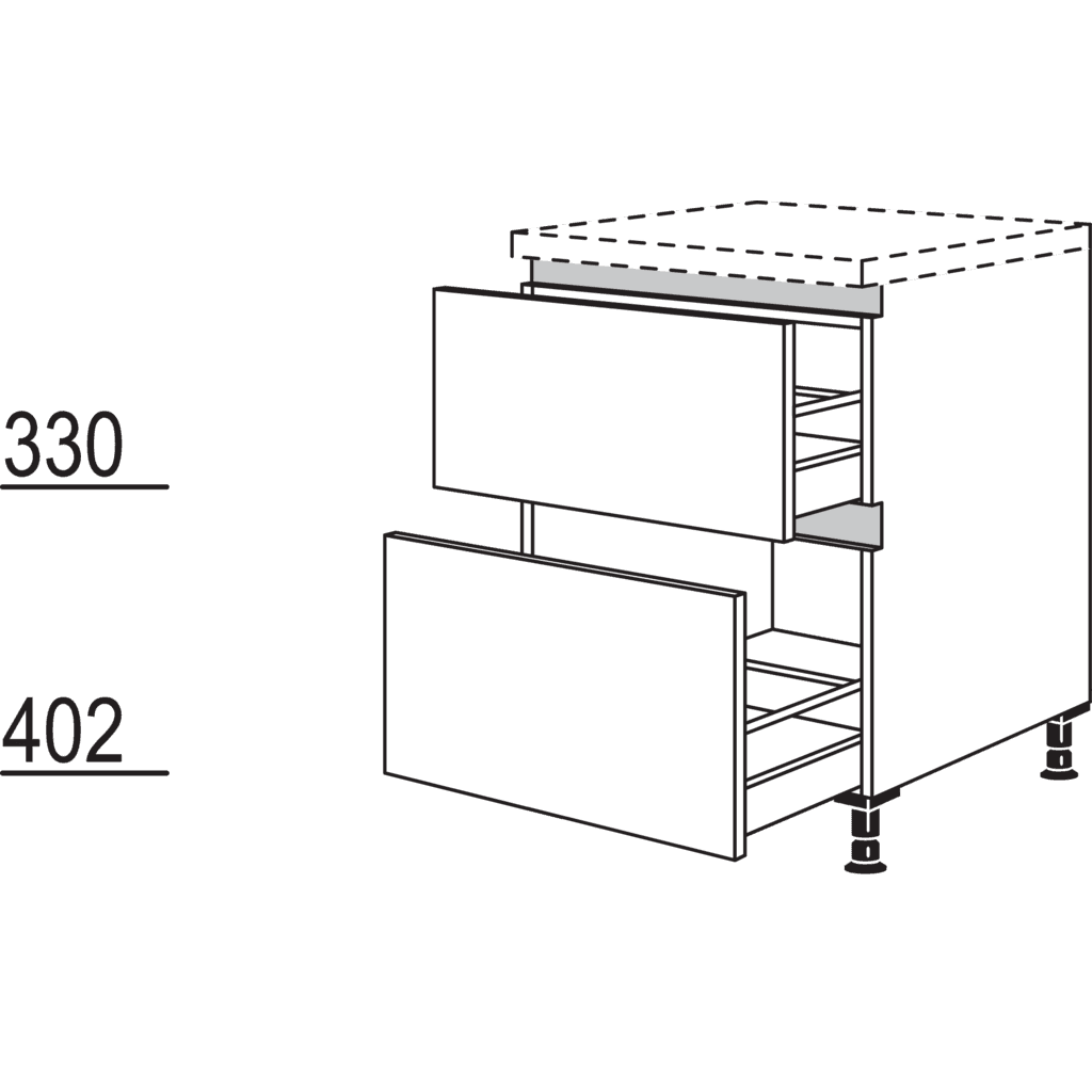 XL-Auszugschrank