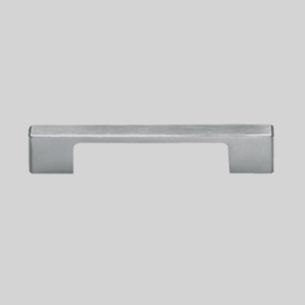 Metallgriff Edelstahlfarbig