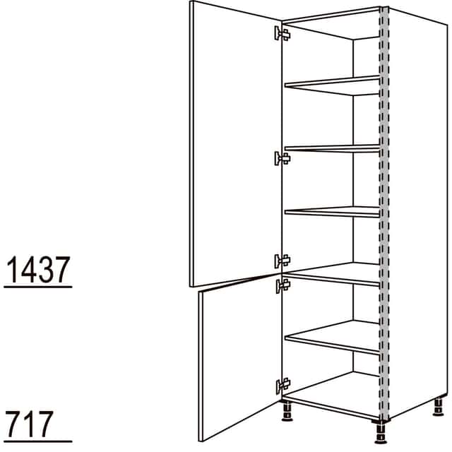 XL-Geschirr-/ Vorratsschrank - 1