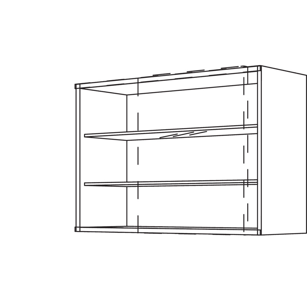 Wandschrank für Schiebetüren