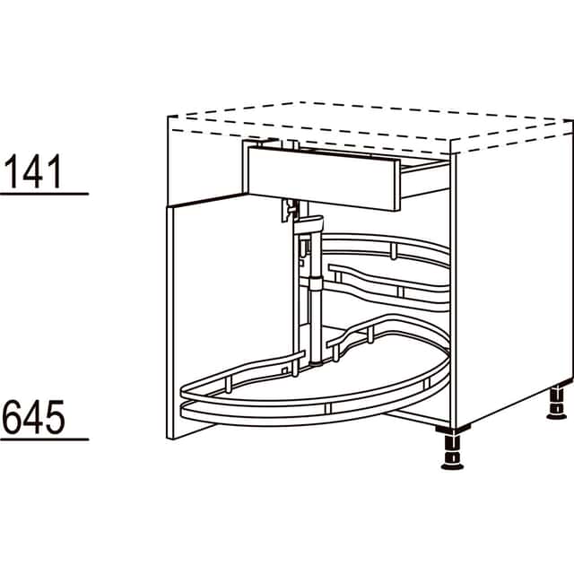 Maxi-Eckschrank - 1