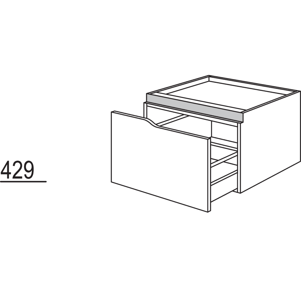 XL-Abschluss-Auszugschrank
Curve
