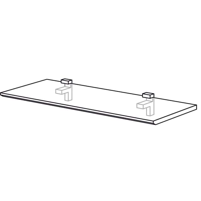 Facettenbord mit Bodenhaltern,
16 mm stark - 1