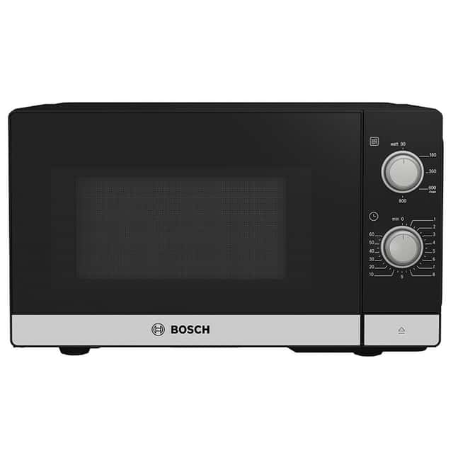 BOSCH Mikrowelle FFL020MS2,
mit Linksanschlag
Schwarz/Edelstahl