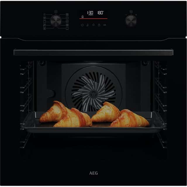 AEG Einbaubackofen NBA5P40AK
mit Pyrolyse Schwarz