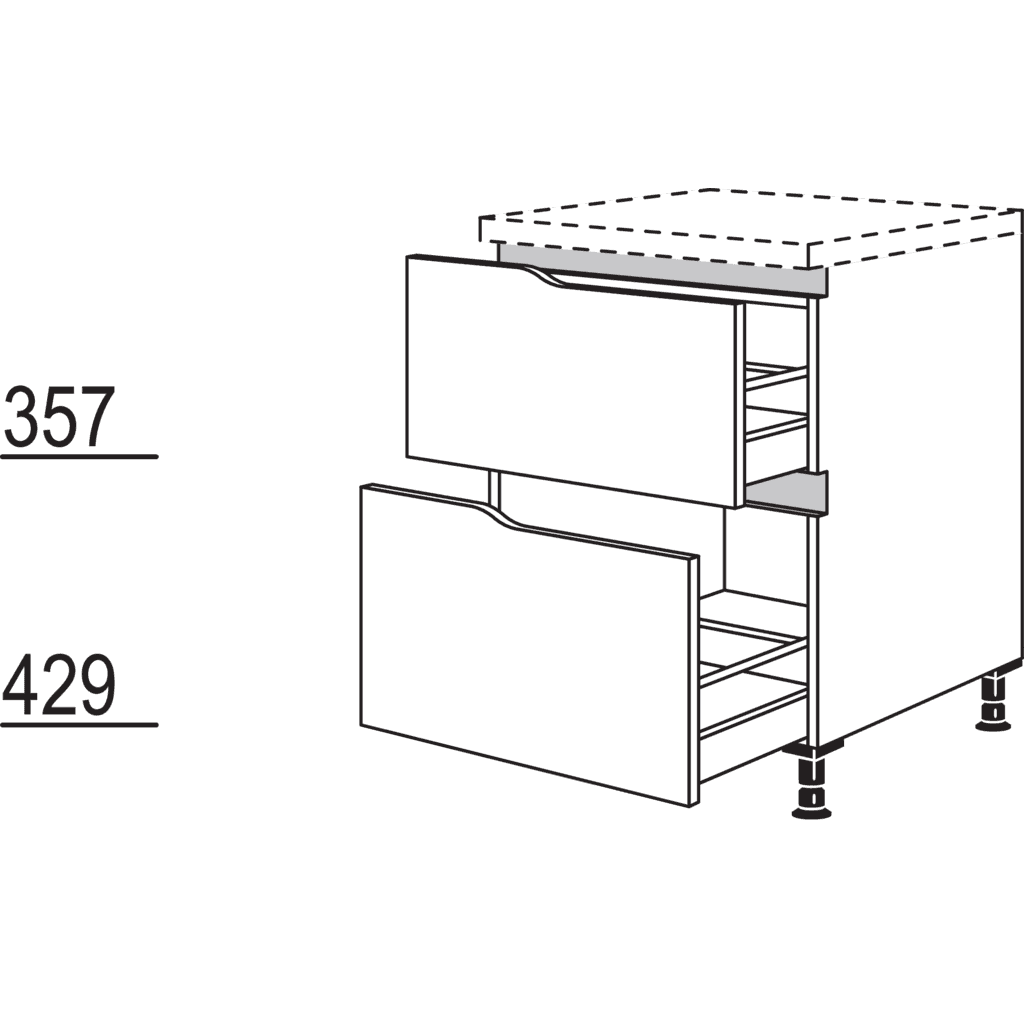 XL-Abschluss-Auszugschrank
Curve