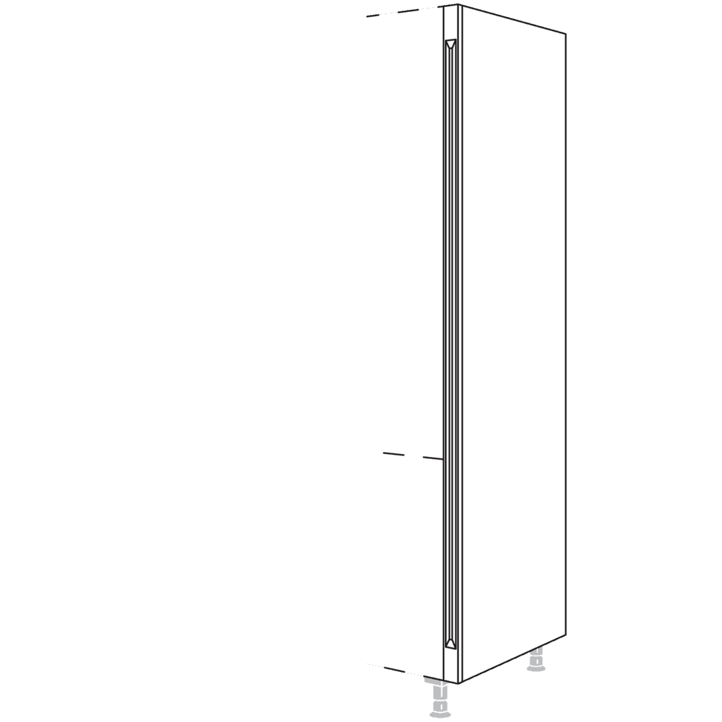 Hochschrank-Pilaster
für Hochschränke, Höhe 2