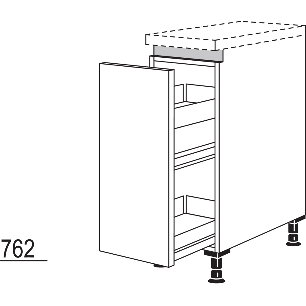 XL-Auszugschrank