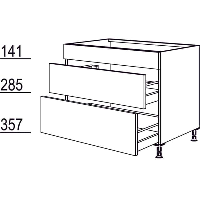 Maxi sink pull-out cabinet - 1
