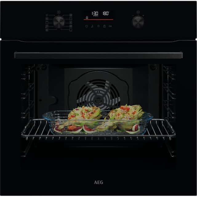 AEG Einbaubackofen NBU5P40SK
mit Pyrolyse Schwarz