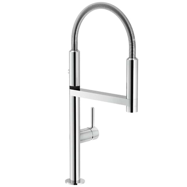 CARLO NOBILI: High-pressure
single-lever mixer Move with
spray, mixer tap